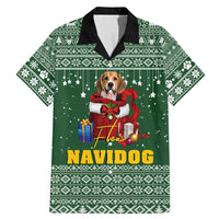 Funny Christmas Gift Beagle Christmas Family Matching Mermaid Dress and Hawaiian Shirt Xmas Holiday Patterns - Wonder Print Shop