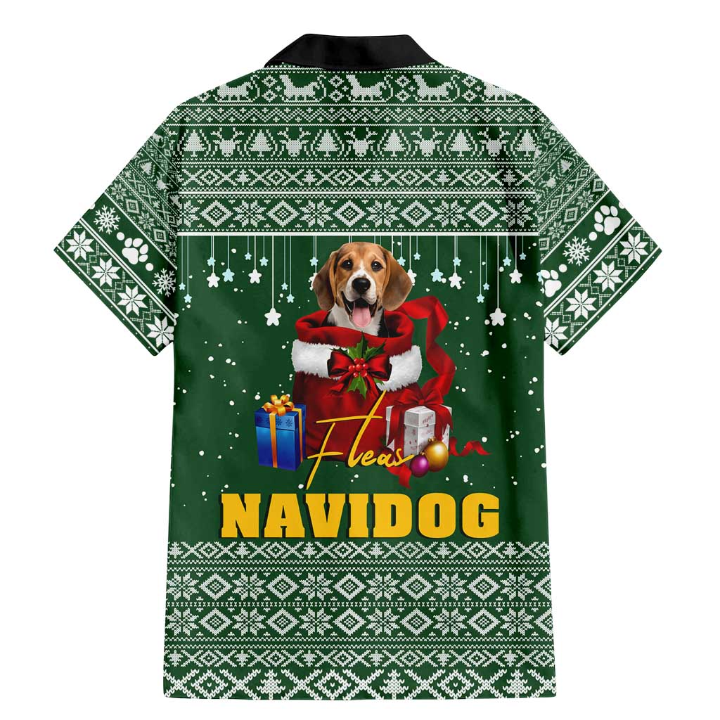 Funny Christmas Gift Beagle Christmas Family Matching Mermaid Dress and Hawaiian Shirt Xmas Holiday Patterns - Wonder Print Shop