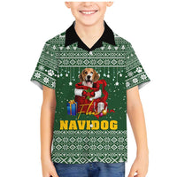 Funny Christmas Gift Beagle Christmas Family Matching Mermaid Dress and Hawaiian Shirt Xmas Holiday Patterns - Wonder Print Shop
