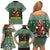 Funny Christmas Gift Beagle Christmas Family Matching Off Shoulder Short Dress and Hawaiian Shirt Xmas Holiday Patterns - Wonder Print Shop