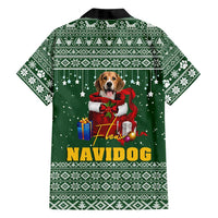 Funny Christmas Gift Beagle Christmas Family Matching Puletasi and Hawaiian Shirt Xmas Holiday Patterns - Wonder Print Shop