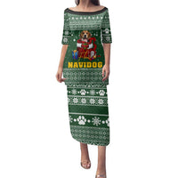 Funny Christmas Gift Beagle Christmas Family Matching Puletasi and Hawaiian Shirt Xmas Holiday Patterns - Wonder Print Shop