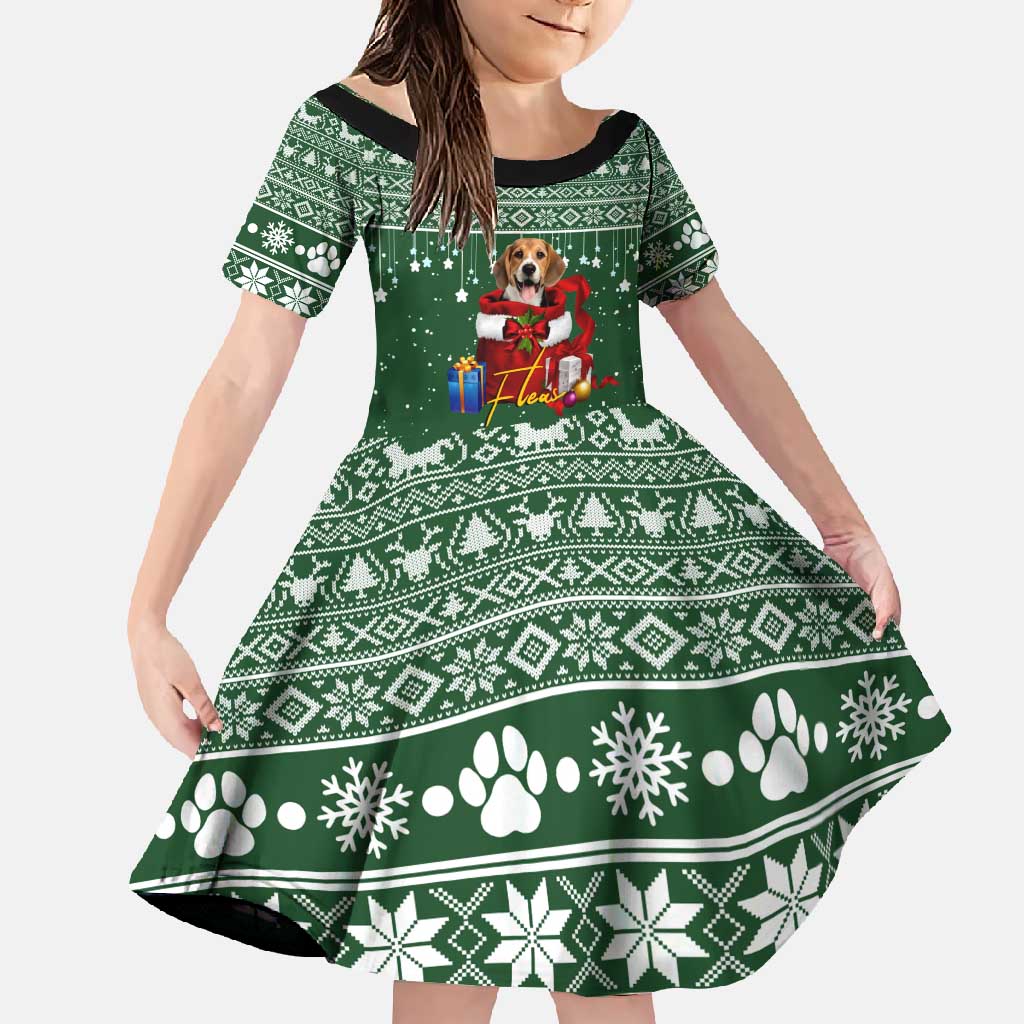 Funny Christmas Gift Beagle Christmas Family Matching Tank Maxi Dress and Hawaiian Shirt Xmas Holiday Patterns - Wonder Print Shop