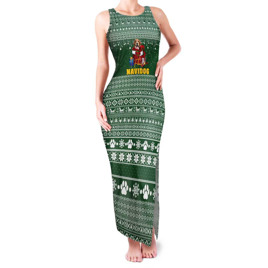 Funny Christmas Gift Beagle Christmas Family Matching Tank Maxi Dress and Hawaiian Shirt Xmas Holiday Patterns - Wonder Print Shop