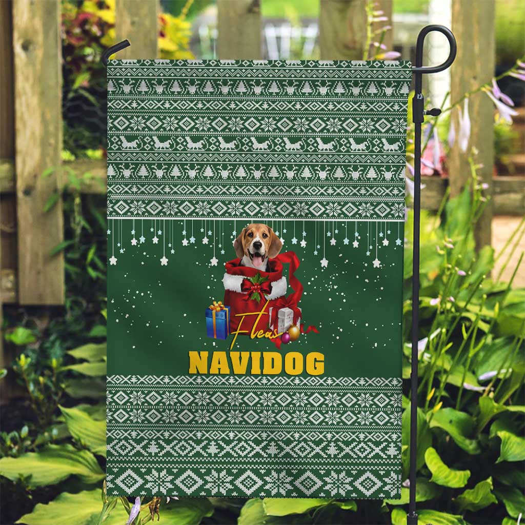 Funny Christmas Gift Beagle Christmas Garden Flag Xmas Holiday Patterns - Wonder Print Shop