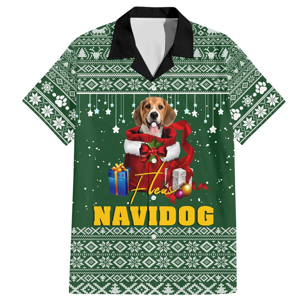 Funny Christmas Gift Beagle Christmas Hawaiian Shirt Xmas Holiday Patterns - Wonder Print Shop