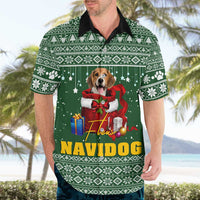 Funny Christmas Gift Beagle Christmas Hawaiian Shirt Xmas Holiday Patterns - Wonder Print Shop