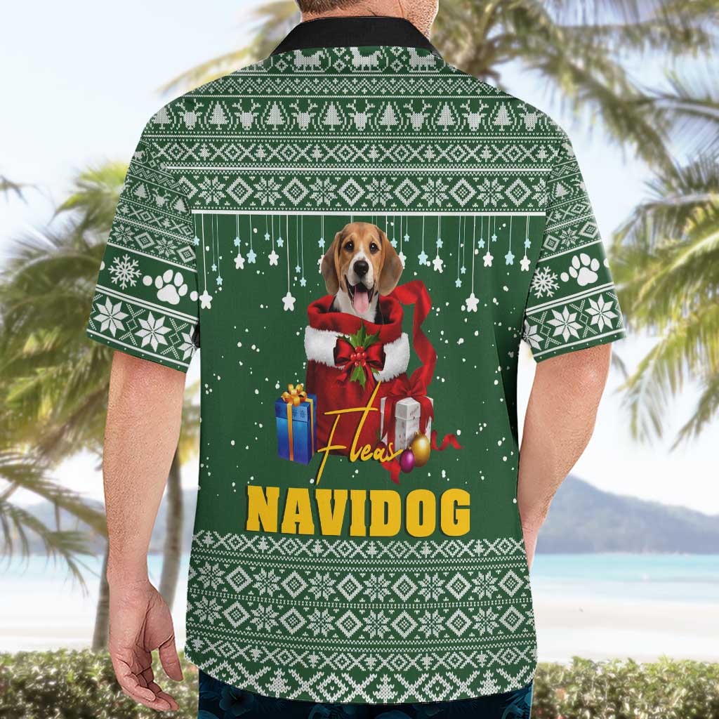 Funny Christmas Gift Beagle Christmas Hawaiian Shirt Xmas Holiday Patterns - Wonder Print Shop