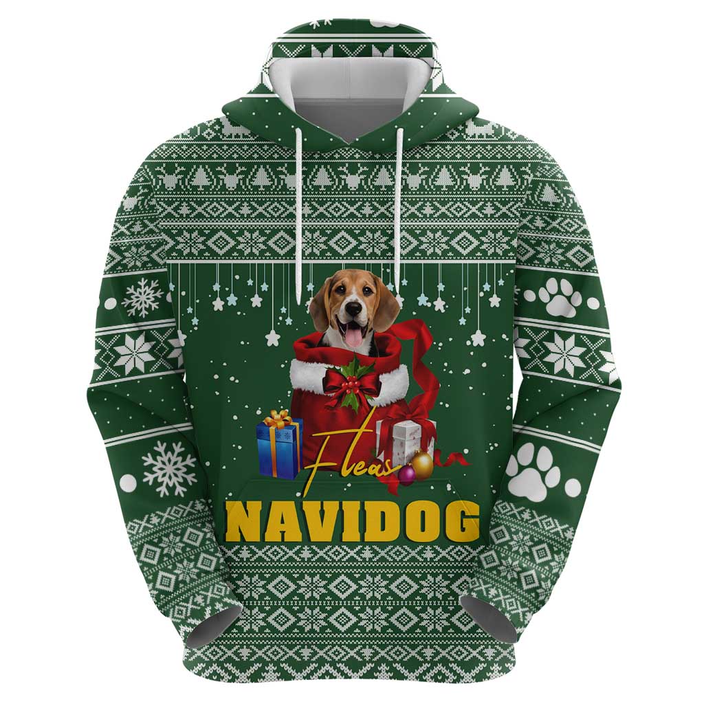 Funny Christmas Gift Beagle Christmas Hoodie Xmas Holiday Patterns - Wonder Print Shop