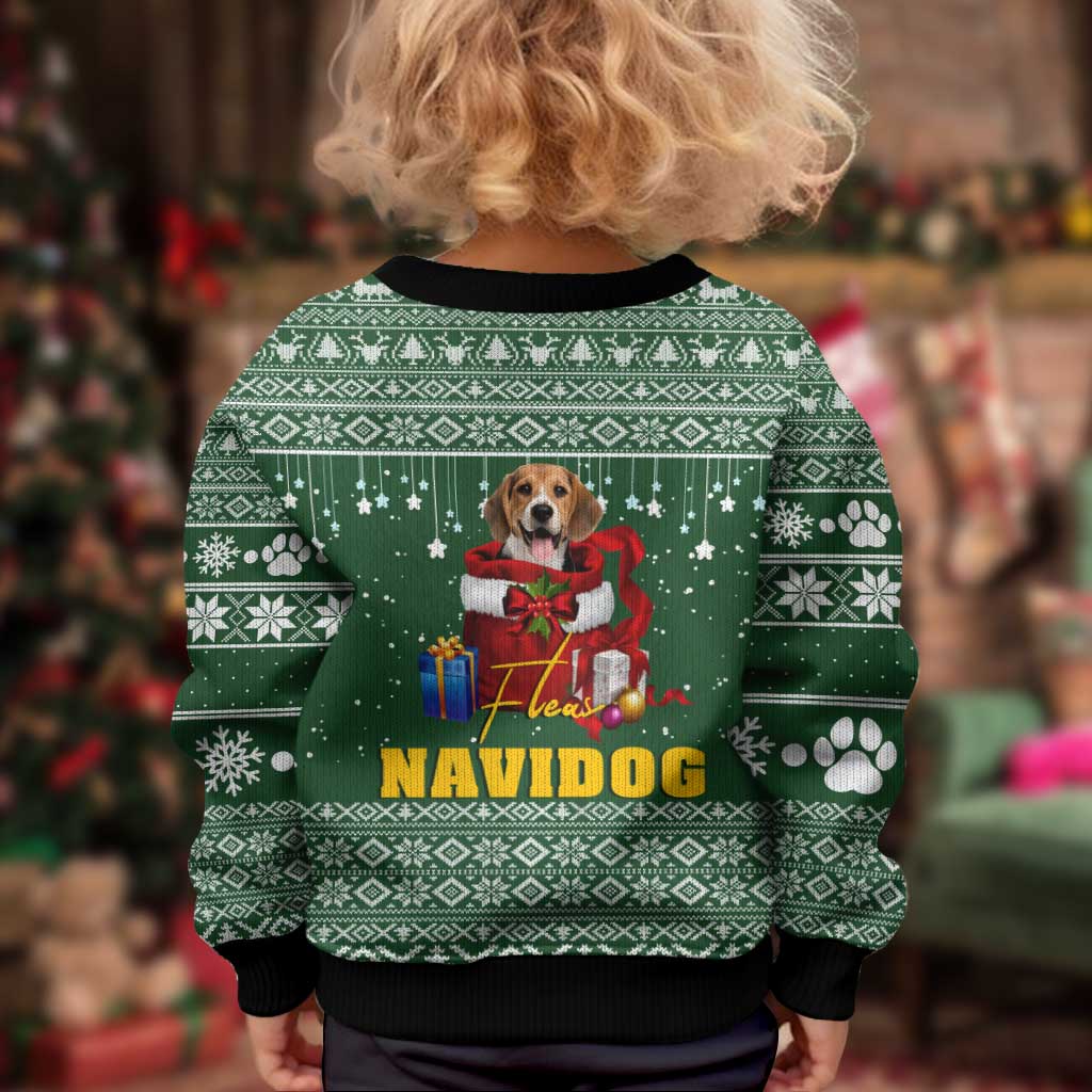 Funny Christmas Gift Beagle Christmas Kid Ugly Christmas Sweater Xmas Holiday Patterns - Wonder Print Shop