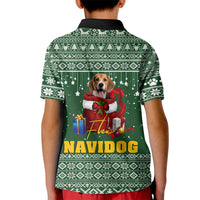 Funny Christmas Gift Beagle Christmas Kid Polo Shirt Xmas Holiday Patterns - Wonder Print Shop