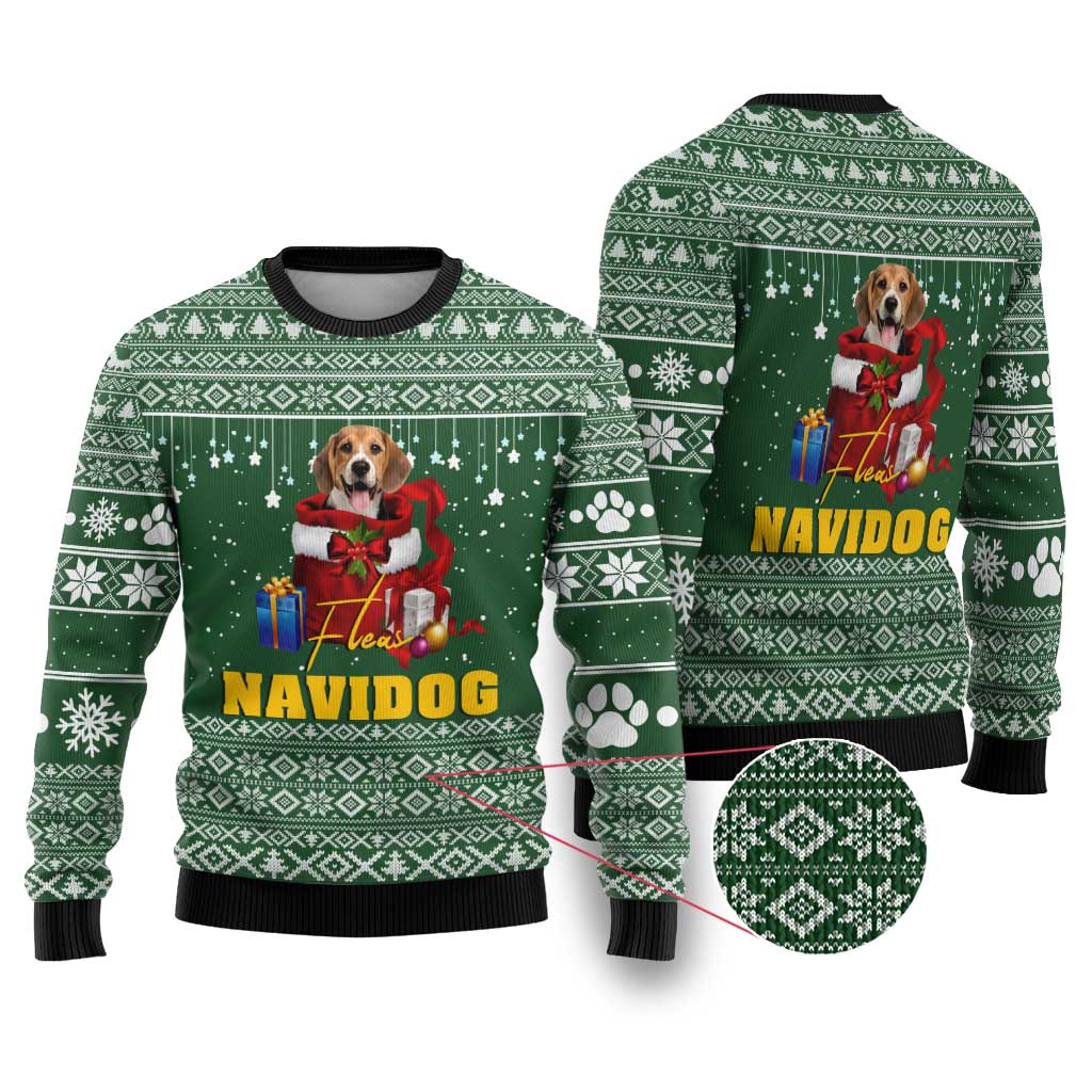 Funny Christmas Gift Beagle Christmas Ugly Christmas Sweater Xmas Holiday Patterns - Wonder Print Shop
