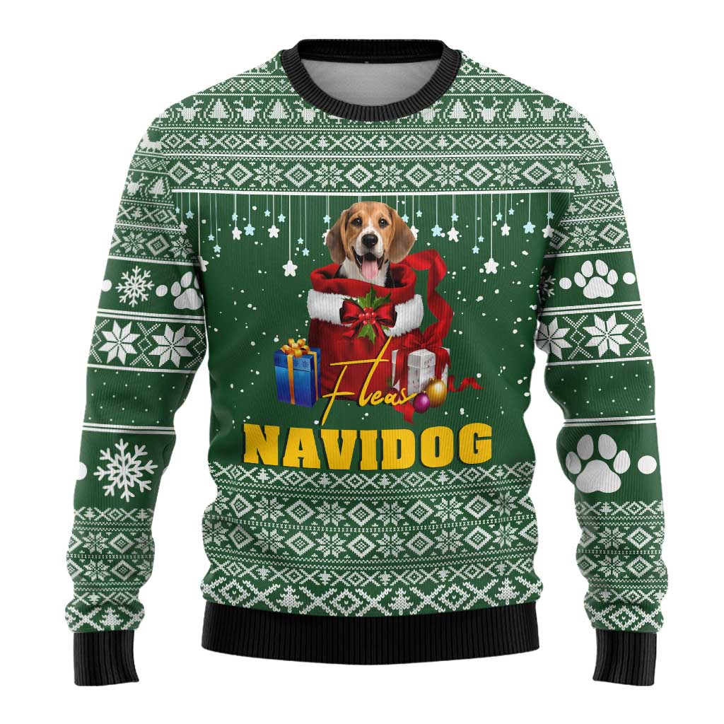 Funny Christmas Gift Beagle Christmas Ugly Christmas Sweater Xmas Holiday Patterns - Wonder Print Shop