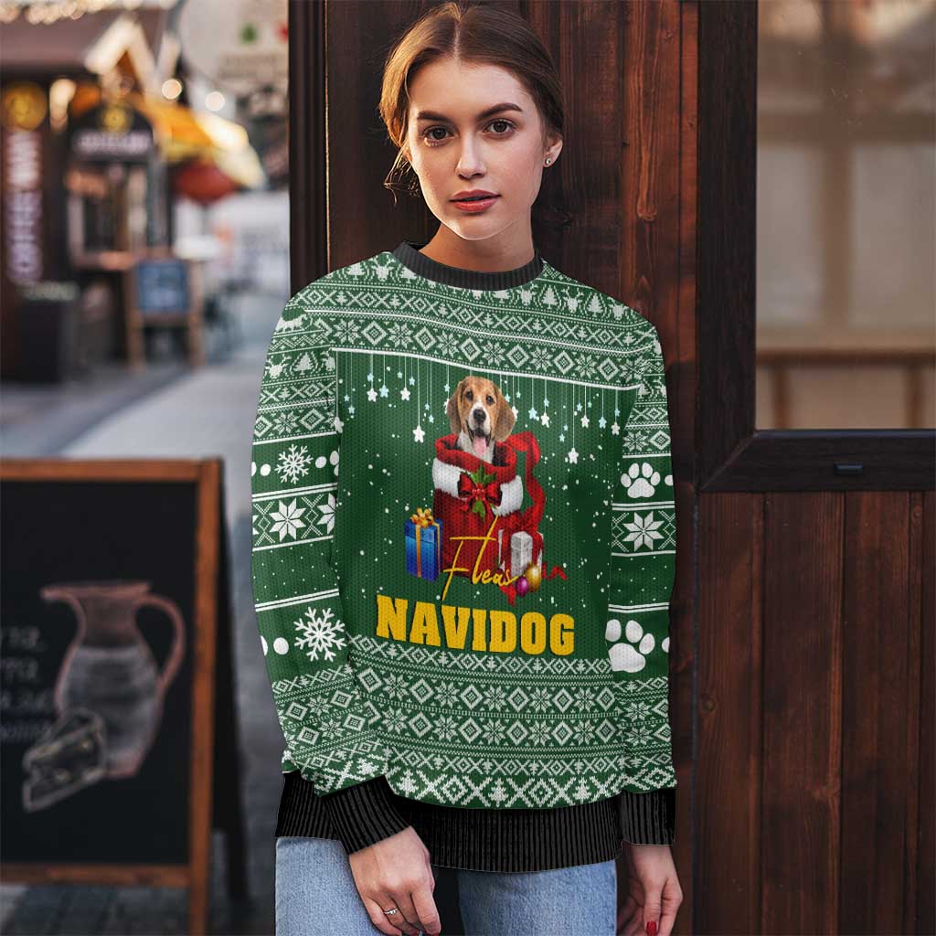 Funny Christmas Gift Beagle Christmas Ugly Christmas Sweater Xmas Holiday Patterns - Wonder Print Shop