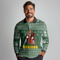 Funny Christmas Gift Beagle Christmas Long Sleeve Polo Shirt Xmas Holiday Patterns - Wonder Print Shop