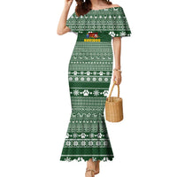 Funny Christmas Gift Beagle Christmas Mermaid Dress Xmas Holiday Patterns - Wonder Print Shop