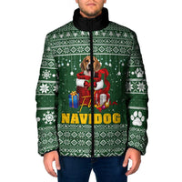 Funny Christmas Gift Beagle Christmas Padded Jacket Xmas Holiday Patterns - Wonder Print Shop