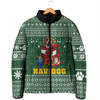 Funny Christmas Gift Beagle Christmas Padded Jacket Xmas Holiday Patterns - Wonder Print Shop