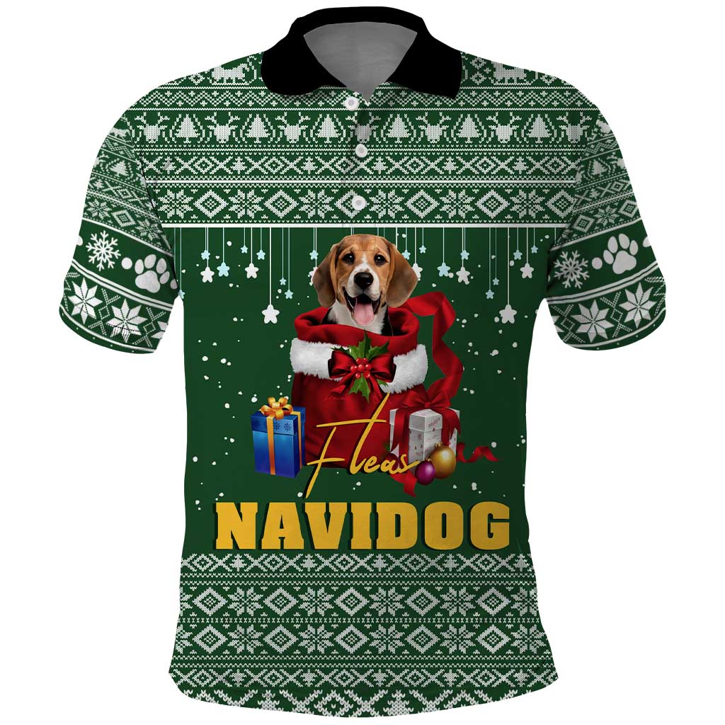 Funny Christmas Gift Beagle Christmas Polo Shirt Xmas Holiday Patterns - Wonder Print Shop