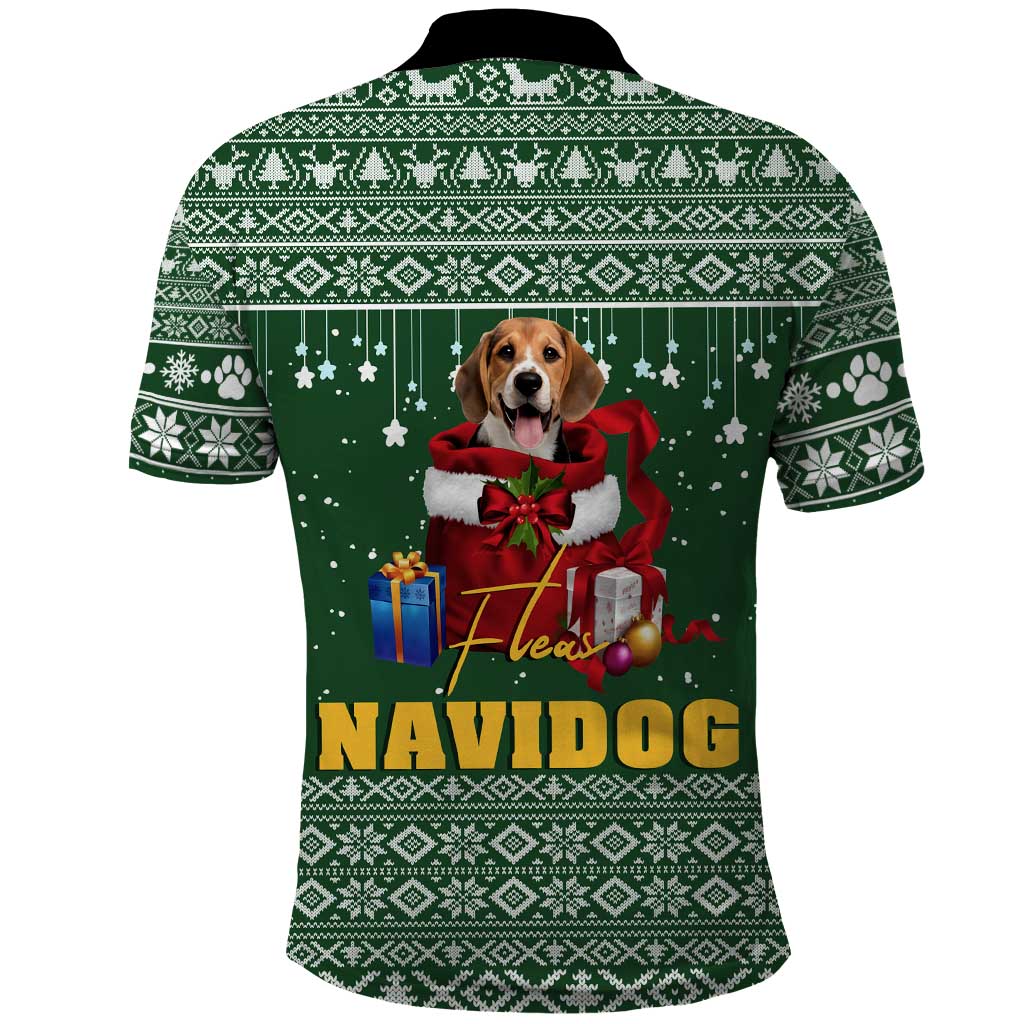 Funny Christmas Gift Beagle Christmas Polo Shirt Xmas Holiday Patterns - Wonder Print Shop