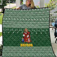 Funny Christmas Gift Beagle Christmas Quilt Xmas Holiday Patterns - Wonder Print Shop