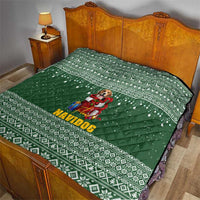 Funny Christmas Gift Beagle Christmas Quilt Xmas Holiday Patterns - Wonder Print Shop