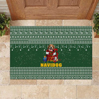 Funny Christmas Gift Beagle Christmas Rubber Doormat Xmas Holiday Patterns - Wonder Print Shop