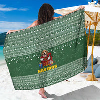 Funny Christmas Gift Beagle Christmas Sarong Xmas Holiday Patterns - Wonder Print Shop