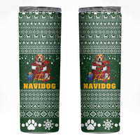 Funny Christmas Gift Beagle Christmas Skinny Tumbler Xmas Holiday Patterns - Wonder Print Shop