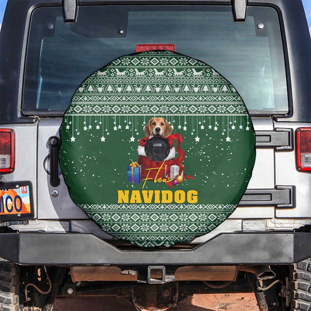 Funny Christmas Gift Beagle Christmas Spare Tire Cover Xmas Holiday Patterns - Wonder Print Shop