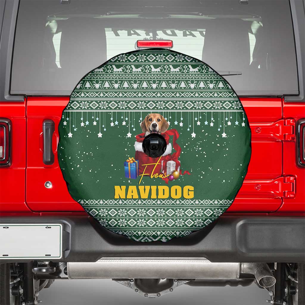 Funny Christmas Gift Beagle Christmas Spare Tire Cover Xmas Holiday Patterns - Wonder Print Shop