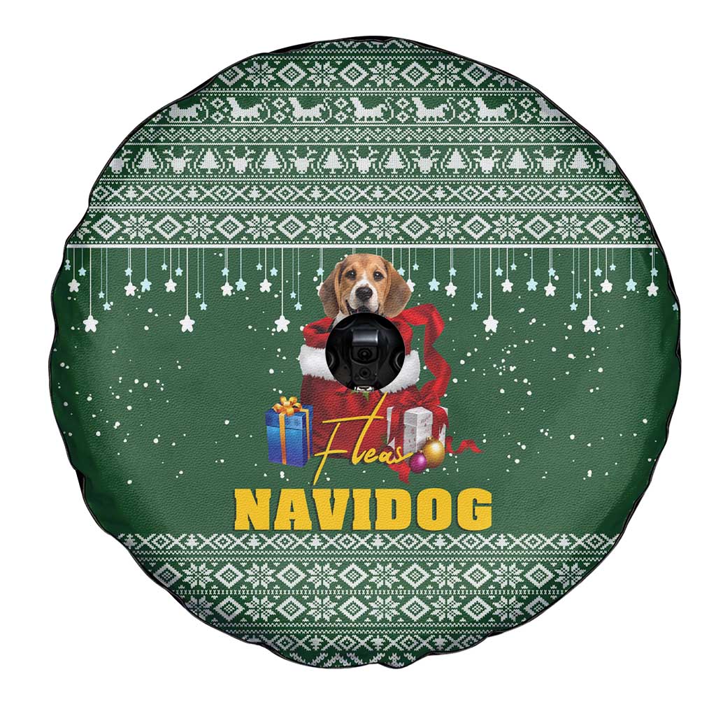 Funny Christmas Gift Beagle Christmas Spare Tire Cover Xmas Holiday Patterns - Wonder Print Shop