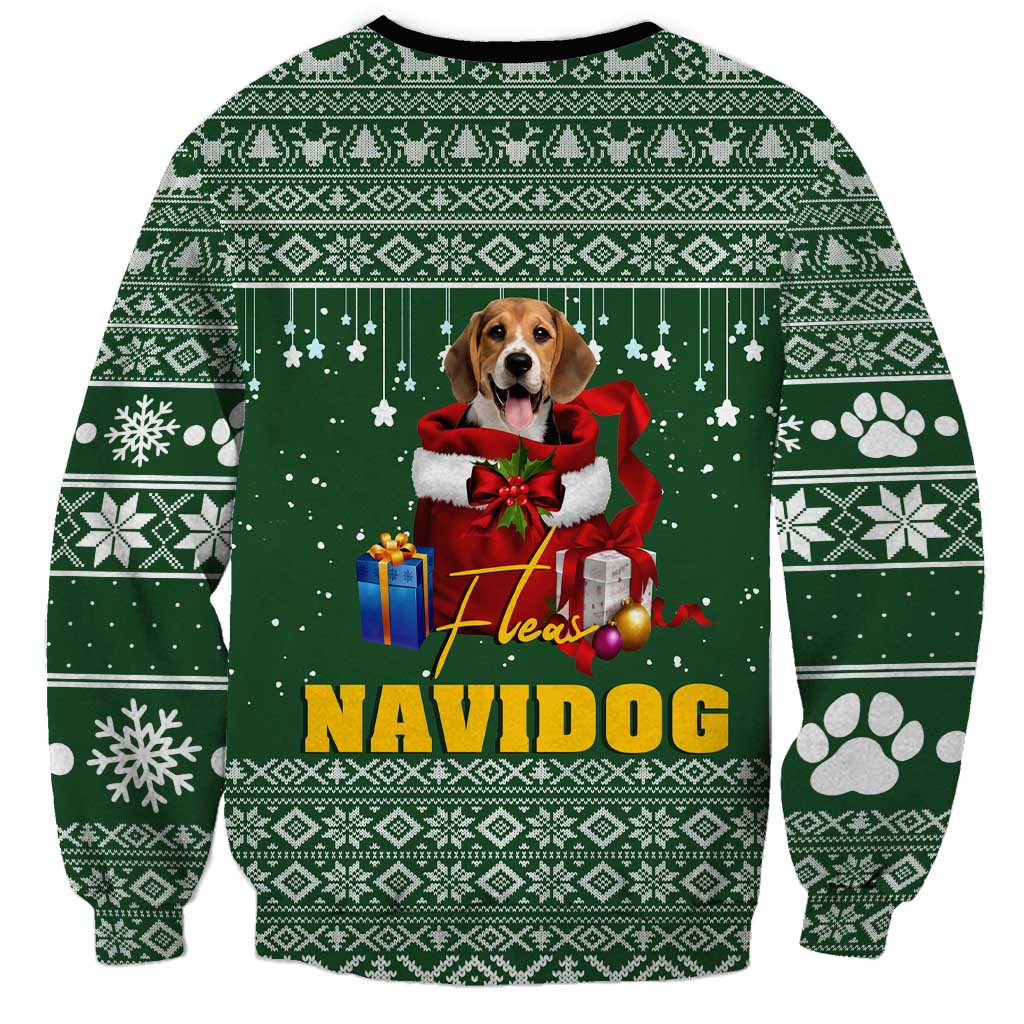 Funny Christmas Gift Beagle Christmas Sweatshirt Xmas Holiday Patterns - Wonder Print Shop