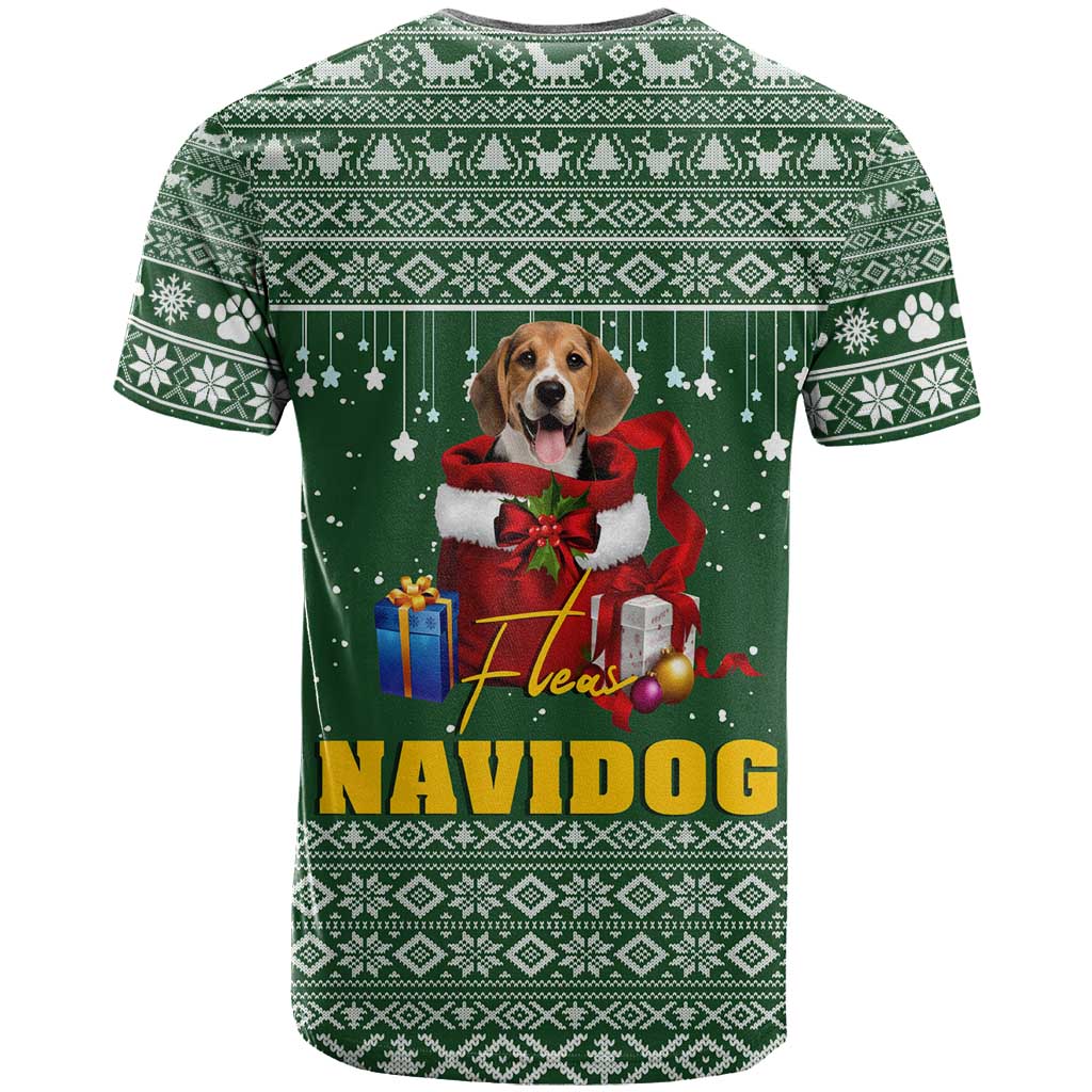 Funny Christmas Gift Beagle Christmas T Shirt Xmas Holiday Patterns - Wonder Print Shop