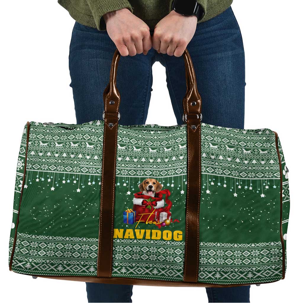 Funny Christmas Gift Beagle Christmas Travel Bag Xmas Holiday Patterns - Wonder Print Shop
