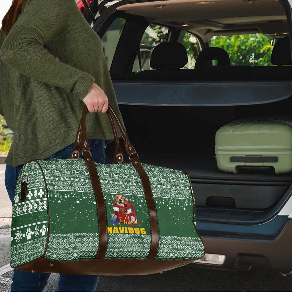 Funny Christmas Gift Beagle Christmas Travel Bag Xmas Holiday Patterns - Wonder Print Shop