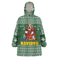 Funny Christmas Gift Beagle Christmas Wearable Blanket Hoodie Xmas Holiday Patterns - Wonder Print Shop
