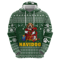 Funny Christmas Gift Beagle Christmas Zip Hoodie Xmas Holiday Patterns - Wonder Print Shop