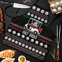 Golf Sucks Christmas Apron Xmas Holiday Patterns - Wonder Print Shop