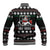Golf Sucks Christmas Baseball Jacket Xmas Holiday Patterns - Wonder Print Shop