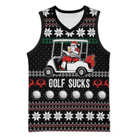 Golf Sucks Christmas Basketball Jersey Xmas Holiday Patterns - Wonder Print Shop