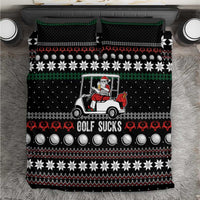 Golf Sucks Christmas Bedding Set Xmas Holiday Patterns - Wonder Print Shop