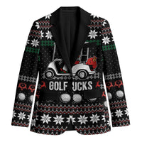Golf Sucks Christmas Blazer Xmas Holiday Patterns - Wonder Print Shop