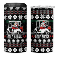 Golf Sucks Christmas 4 in 1 Can Cooler Tumbler Xmas Holiday Patterns - Wonder Print Shop