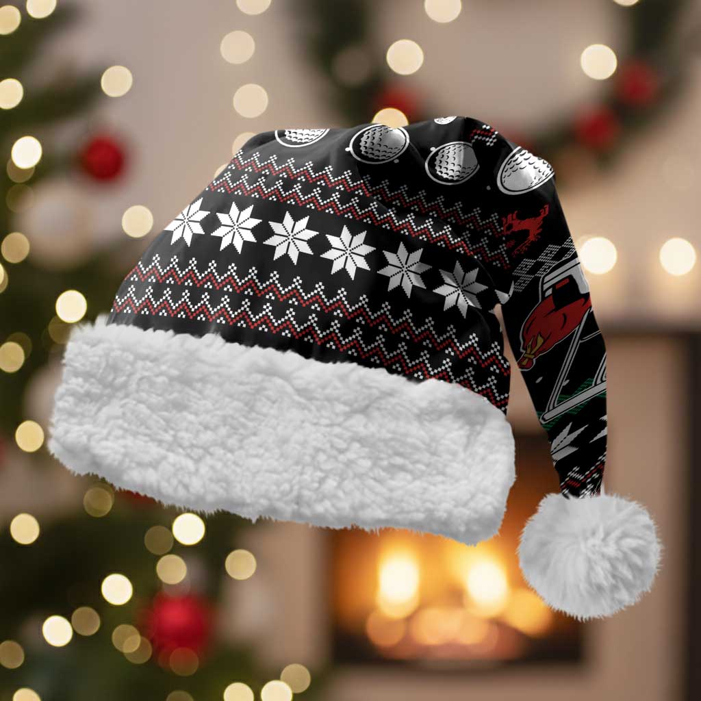Golf Sucks Christmas Santa Hat Xmas Holiday Patterns - Wonder Print Shop