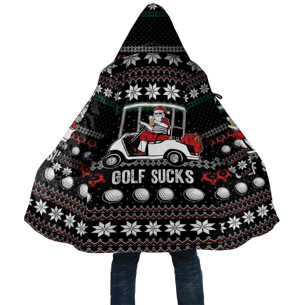 Golf Sucks Christmas Cloak Xmas Holiday Patterns - Wonder Print Shop