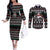Golf Sucks Christmas Couples Matching Off The Shoulder Long Sleeve Dress and Long Sleeve Button Shirt Xmas Holiday Patterns - Wonder Print Shop