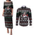 Golf Sucks Christmas Couples Matching Puletasi and Long Sleeve Button Shirt Xmas Holiday Patterns - Wonder Print Shop