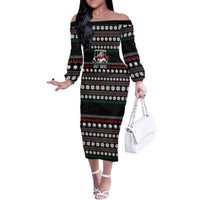 Golf Sucks Christmas Family Matching Off The Shoulder Long Sleeve Dress and Hawaiian Shirt Xmas Holiday Patterns - Wonder Print Shop