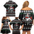 Golf Sucks Christmas Family Matching Off Shoulder Short Dress and Hawaiian Shirt Xmas Holiday Patterns - Wonder Print Shop